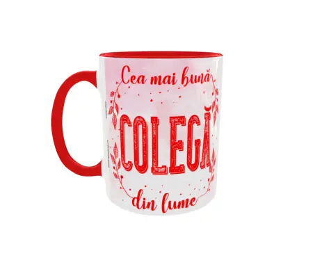 Cea mai buna colega din lume editie limitata, cana ceramica, 330ml, cgs1072c